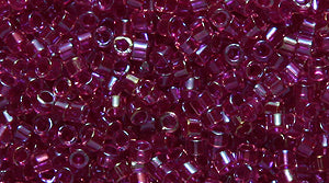 14SD7795: DB2389 Delica Fancy Lined Magenta 11/0 - 50GM