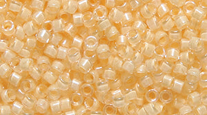 14SD7751: DB2371 Delica Fancy Lined Cream 11/0 - 50GM