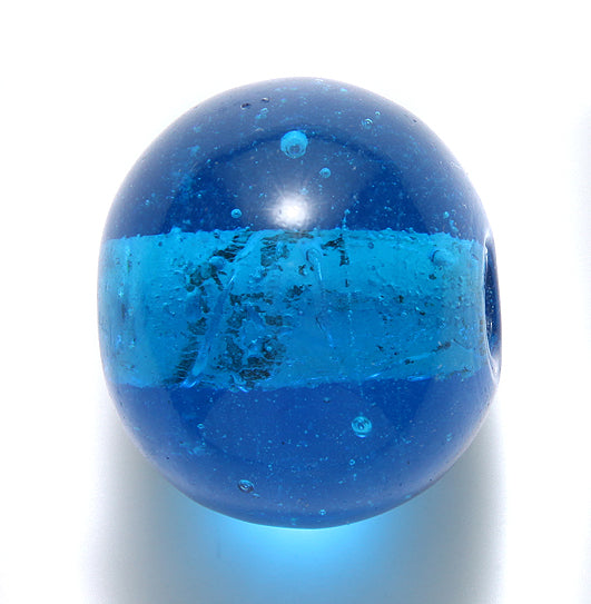 34IN266-RD: Round DK Aqua 32-34mm- 5PC