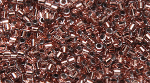 15SD7212: DBS0037 Delica Copper Lined Crystal 15/0 - 50GM