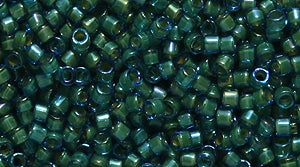 14SD7784: DB2381 Delica Fancy Lined Spruce 11/0 - 50GM