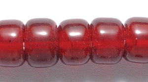 9IC245: Crow Trans DK Ruby 9mm - 100PC