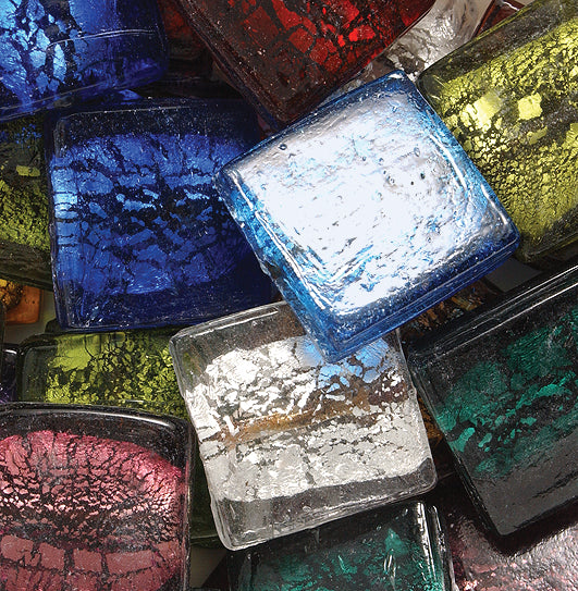 35VE525-SL: Mix Square Silver Lined 35mm 7PC/200gm