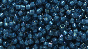 14SD7768: DB2384 Delica Fancy Lined Bermuda 11/0 - 50GM