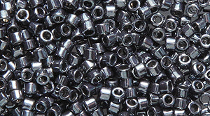 14SD809: DB453 Delica Galvanized Dark Gunmetal 11/0 - 100GM