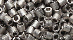 8SD812-M: DBL-0321 Delica Matte Silver Galvanized 8/0 - 100GM