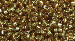 14SD424-D: DB2164 Delica Duracoat Silver Lined Zest - 50GM