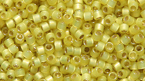 14SD423-DS: DB2187 Delica Duracoat Silver Lined Citron Satin - 50GM