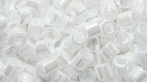 8SD612: DBL-0201 Delica Pearl White 8/0 - 100GM