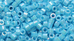 10SD564R: DBM0164 Delica Opaque Turquoise AB 10/0 - 9GM