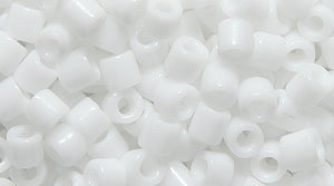 8SD112R: DBL-0200 Delica Opaque Chalk White 8/0 - 8GM