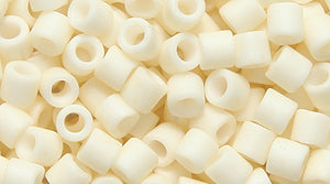 8SD151-MR: DBL-0352 Delica Opaque Cream White Matte 8/0 - 8GM