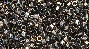 14SD816-CR: DBC0254 Delica Hex Galvanized Tarnished Silver 11/0 - PGM