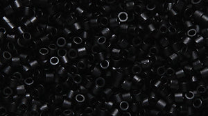 15SD109-MR: DBS0310 Delica Opaque Black Matte 15/0 - 9GM