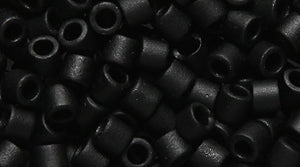 8SD109-MR: DBL-0310 Delica Opaque Black Matte 8/0 - 8GM