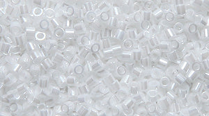 15SD612R: DBS0201 Delica Pearl White 15/0 - 9GM