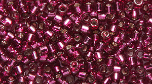 14SD493R: DB1342 Delica S/L Dyed DK Rose 11/0 - 9GM