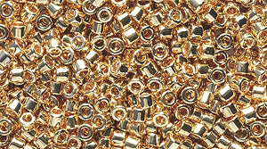 14SD854-LT: DB034 Delica Light 24 Karat Gold Plate 11/0 - 50GM