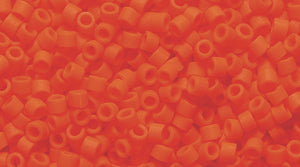 14SD134-M: DB752 Delica Opaque Orange Matte 11/0 - 100GM
