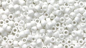 14SD112-M: DB351 Delica Opaque Matte White 11/0 - 100GM