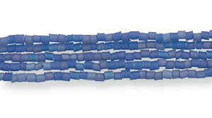 20MT569-TM: CZ Seed Bead Maco Tube TR Montana AB Matte 20/0 55HK