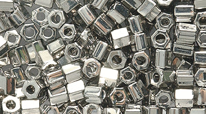 8SD815-HC: Miyuki Hex Palladium PLT 8/0 8c-194 50GM