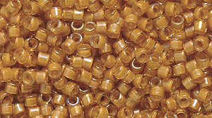 14SD756-AB: DB272 Delica Goldenrod Lined Topaz AB - 100GM