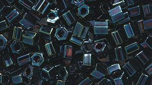 8SD579-DHC: Miyuki Hex MTTLC Dark Blue Iris 8/0 8c-452 250GM