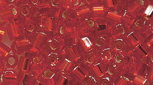 8SD446-HC: Miyuki Hex Silver Lined Ruby 8/0 8c-11 250GM