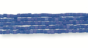 20MT568-TM: CZ Seed Bead Maco Tube TR Capri AB Matte 20/0 55HK