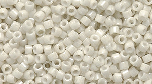 14SD311: DB211 Delica Opaque Alabaster Luster 11/0 - 100GM