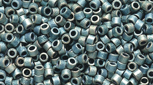 14SD588-M: DB324 Delica Metallic Green Iris Matte 11/0 - 100GM