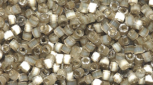 14SD452: DB671 Delica S/L Variegated Taupe Satin - 100GM