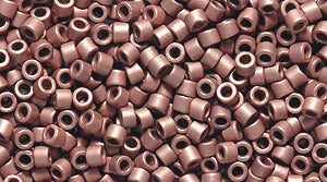 14SD857-PM: DB340 Delica Metallic Matte Copper Plate 11/0 - 100GM