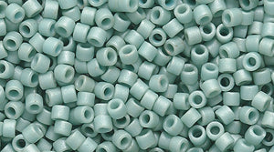 14SD180-SM: DB374 Delica Opaque Seafoam Matte Luster 11/0 - 100GM