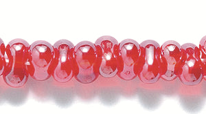 91SB338-T: CZ Seed Bead Farfalle Sfinx TR DK Orange 3x7mm 22STR