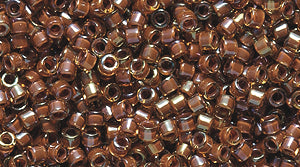 14SD759-AB: DB287 Delica Amber Lined Root Beer AB - 100GM