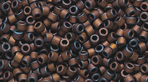 14SD857-M: DB312 Delica Metallic Dark Copper Matte AB 11/0 - 100GM