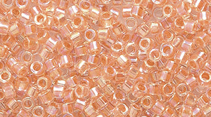 14SD736-ABR: DB054 Delica C/L Peach AB 11/0 - 9GM