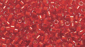 14SD444R: DB602 Delica S/L Red Dyed 11/0 - 9GM