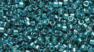 14SD866R: DB427 Delica Galvanized DK Aqua 11/0 - 9GM