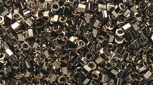 14SD854-LCR: DBC0034 Delica Hex LT 24 Karat Gold 11/0 - 9GM