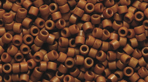 14SD155-GR: DB2286 Delica Glazed Opaque Frost Pecan 11/0 - 9GM