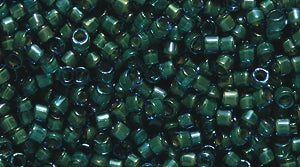 14SD7784R: DB2381 Delica Fancy Lined Spruce 11/0 - 9GM