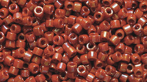 14SD338-GR: DB2274 Delica Glazed Opaque Burnt Ornge 11/0 - 9GM
