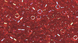 14SD7743R: DB2374 Delica Fancy Lined Siam 11/0 - 9GM