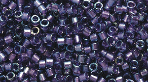 14SD797-ABR: DB1756 Delica Purple Lined Amethyst AB 11/0 - 9GM