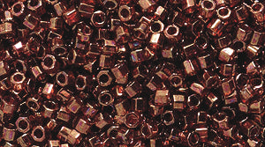 14SD348-CR: DBC0116 Delica Hex Trans DK Red Luster 11/0 - 9GM