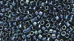 14SD309-ABR: DB006 Delica Gunmetal Iris 11/0 - 9GM