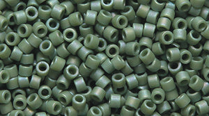 14SD584-GR: DB2310 Delica Glazed Frost AB Kiwi - 9GM